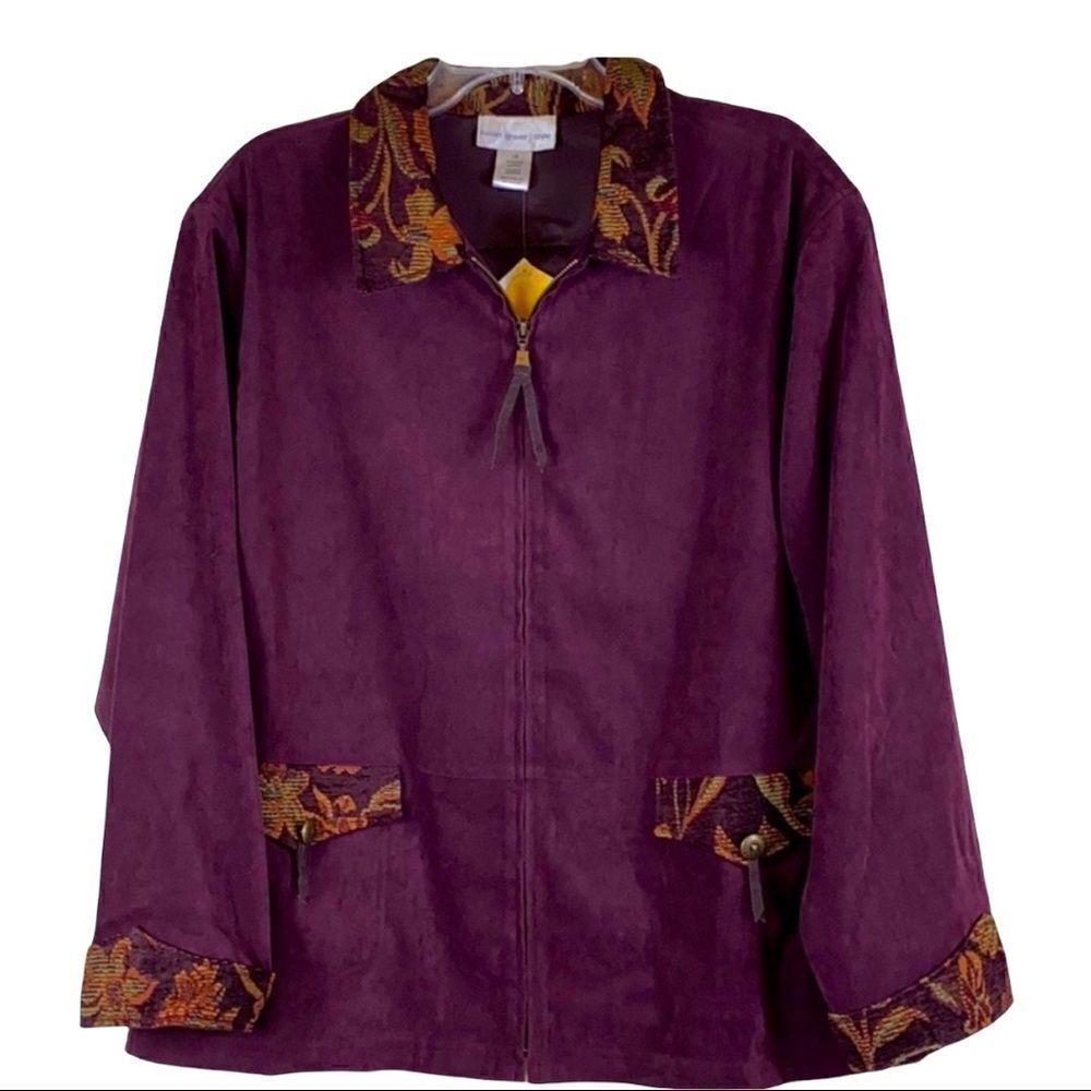 Susan Graver  Jacket detailed outline NWT